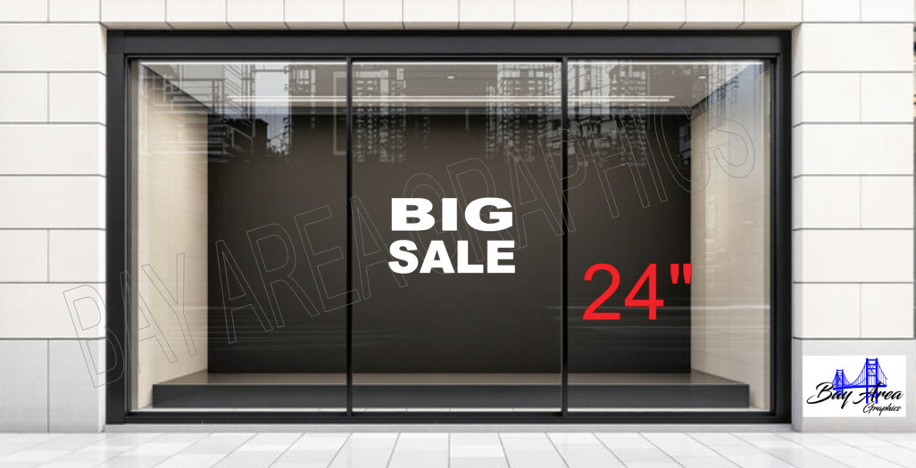 Retail BIG SALE Vinyl Decal Waterproof Sign ORACAL 651 Red White Yellow Outdoor