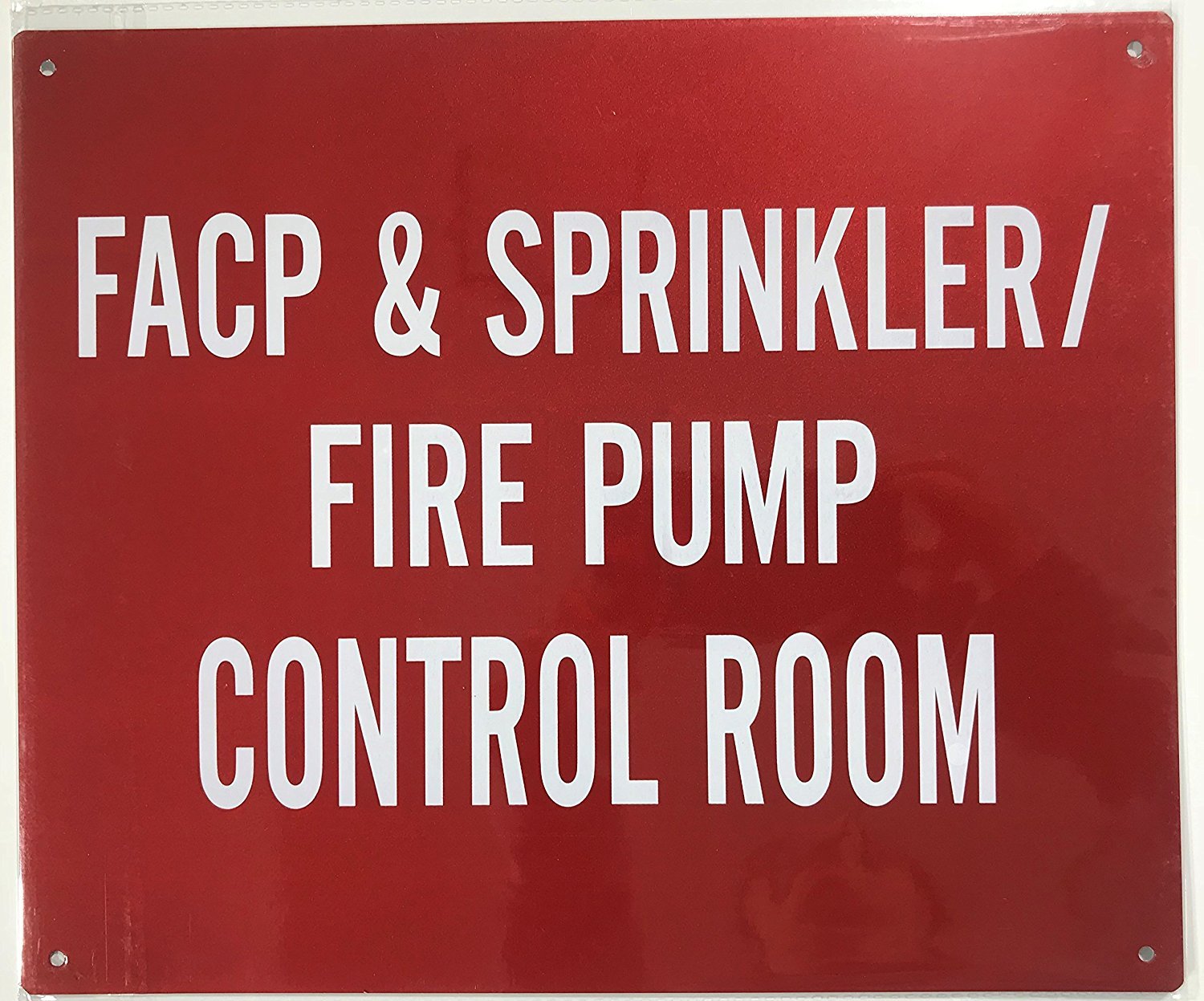 FACP & SPRINKLER FIRE PUMP CONTROL ROOM SIGN – ( Reflective !!! ..-REF24-1027