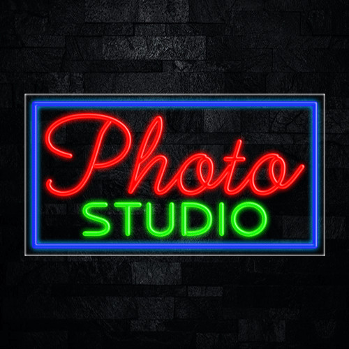 Photo Studio LED Neon Sign 33″L x 18″H #31767