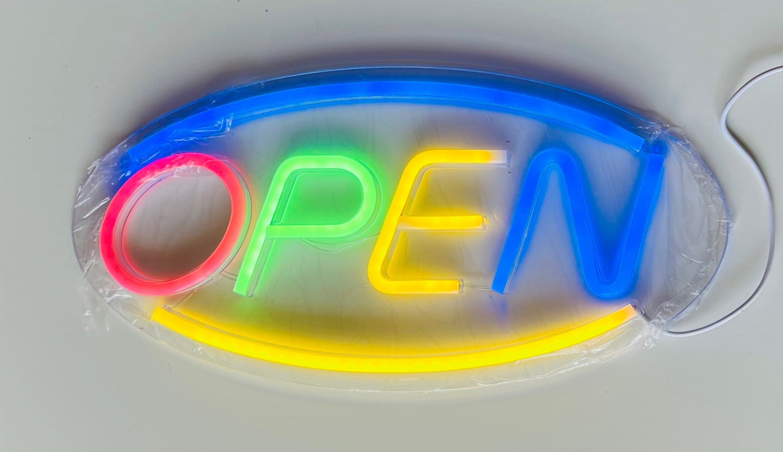 one OPEN Business Sign Neon Sign Colorful LED Store Shop Advertising Sign Light