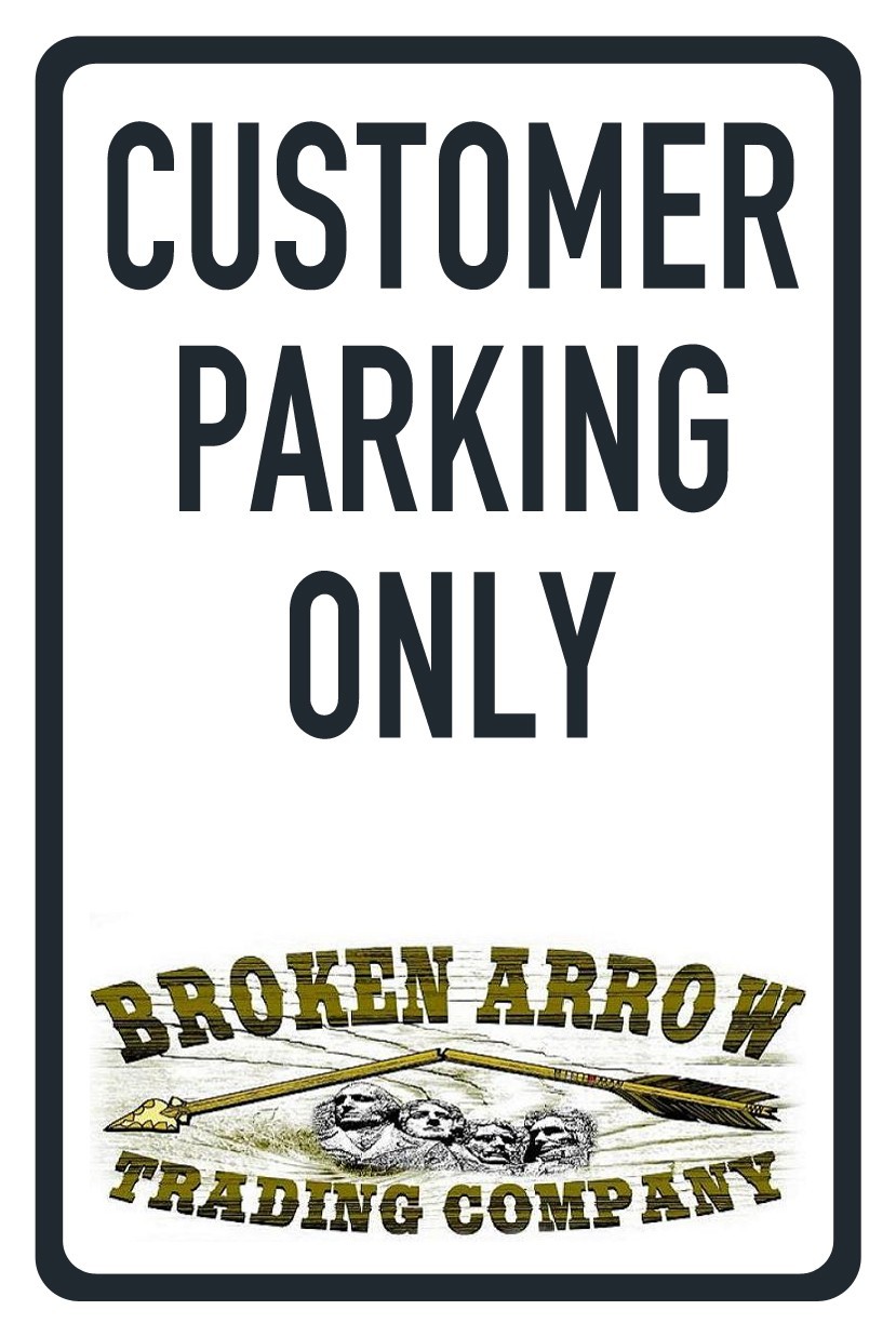 Custom Made Customer Parking Only in Any Color UV Protected 8″x12″ Aluminum Sign