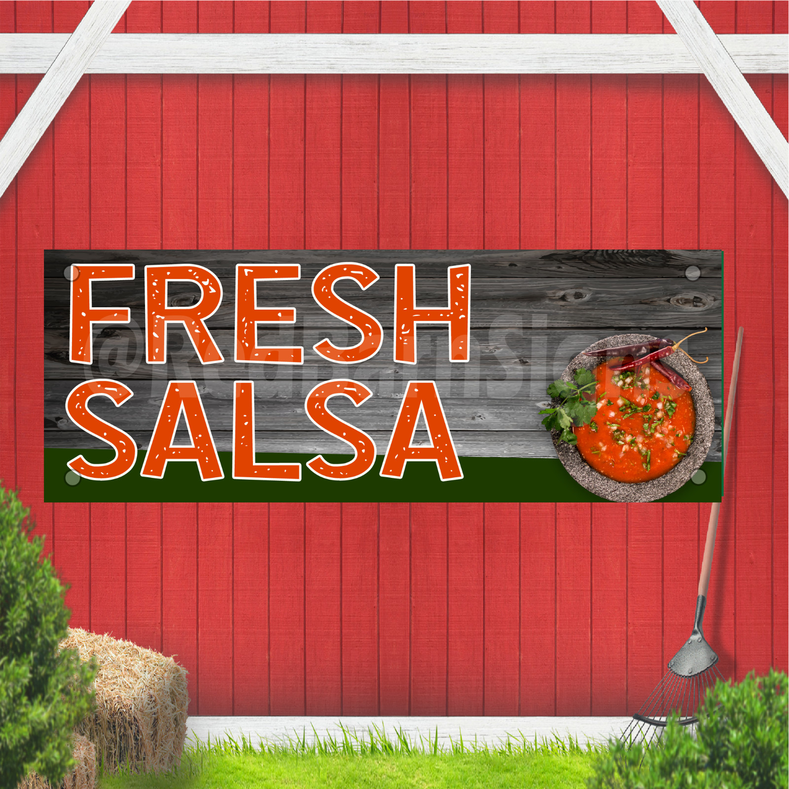 Fresh Salsa Indoor Outdoor Vinyl Banner Design