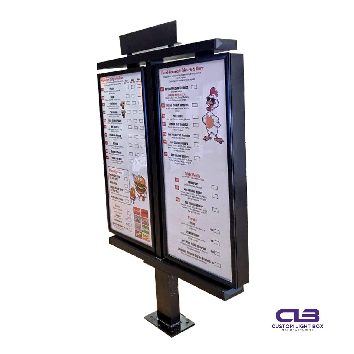 Drive-Thru Menu Board & SENSOR | LED Lighted Menu Sign for Restaurants |