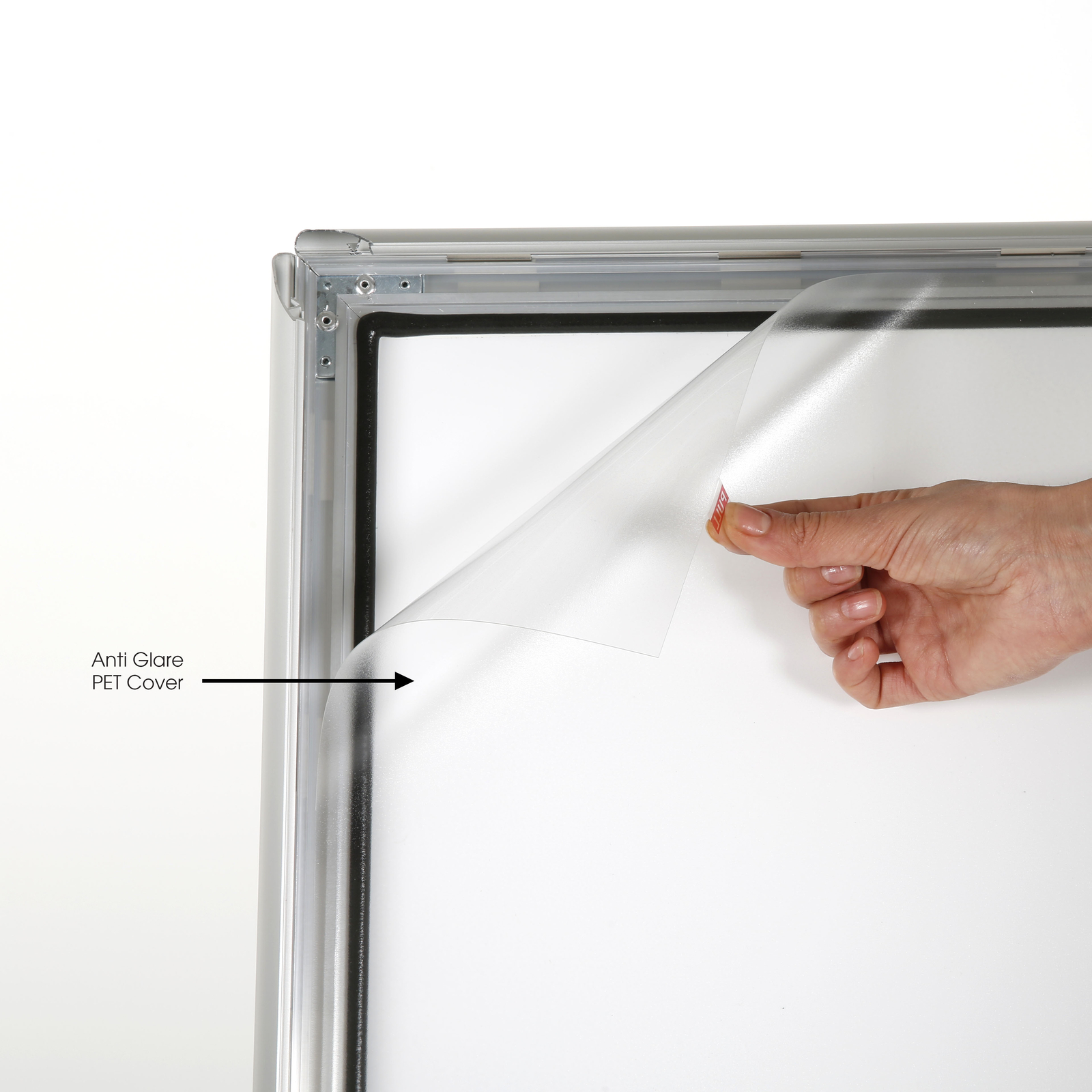 Sidewalk Sign Poster Menu Holder A-Frame Double Sided 22×28 Inch Silver