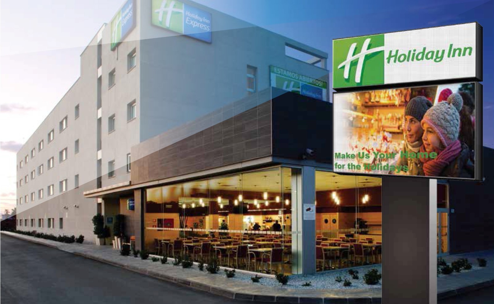 4′ x 8′ Double Sided Full Color LED Sign 10MM Programmable 5 Year Warranty USA