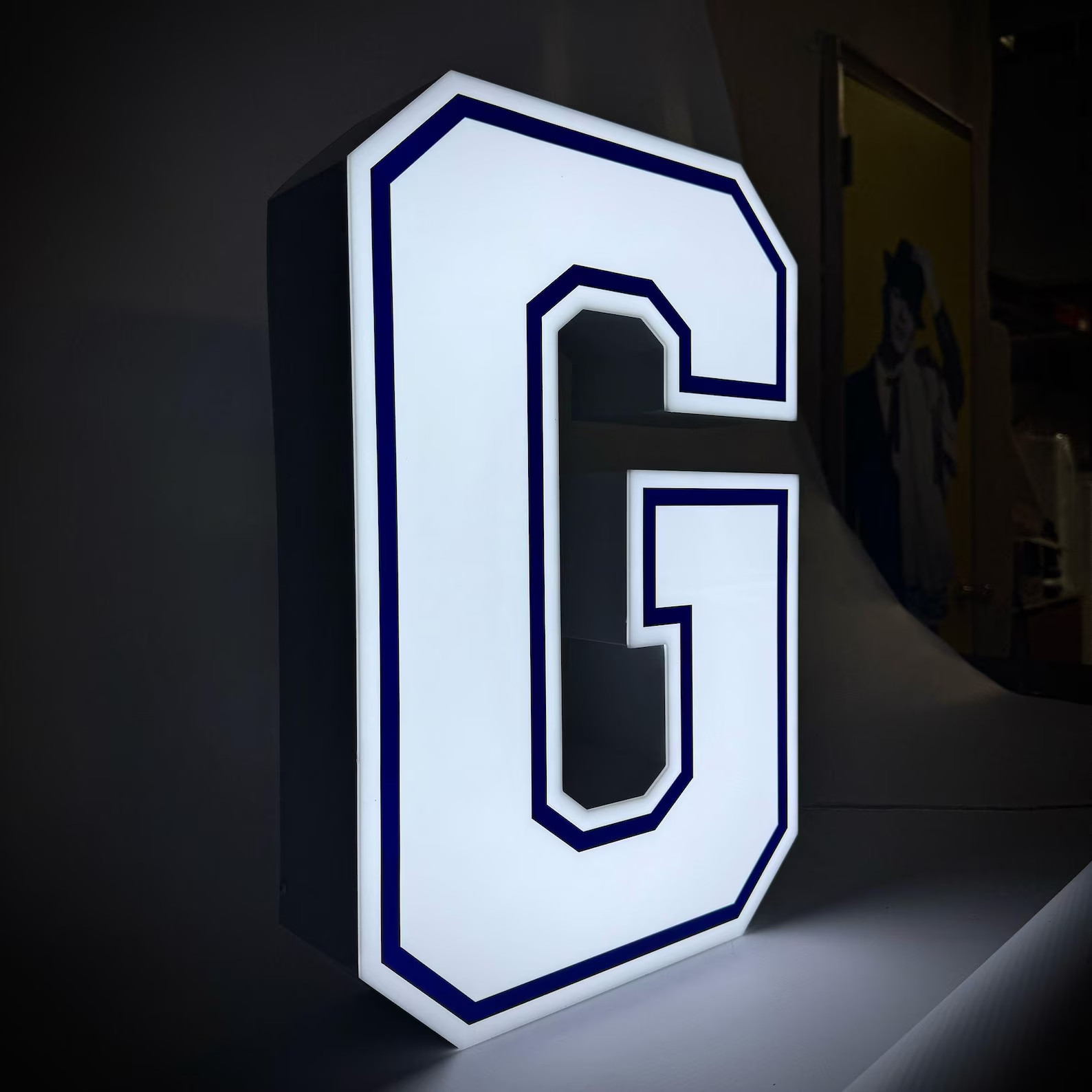 VΛ Custom LED Channel Letter Sign: Front-Lit Business Logo, Outdoor Signage