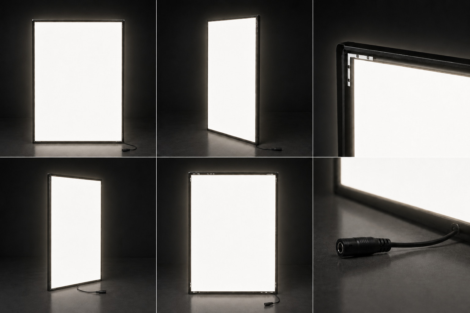 24×34” A1 Ultra Thin LED Light Box Poster Frame Backlit Wall Mount For Signage