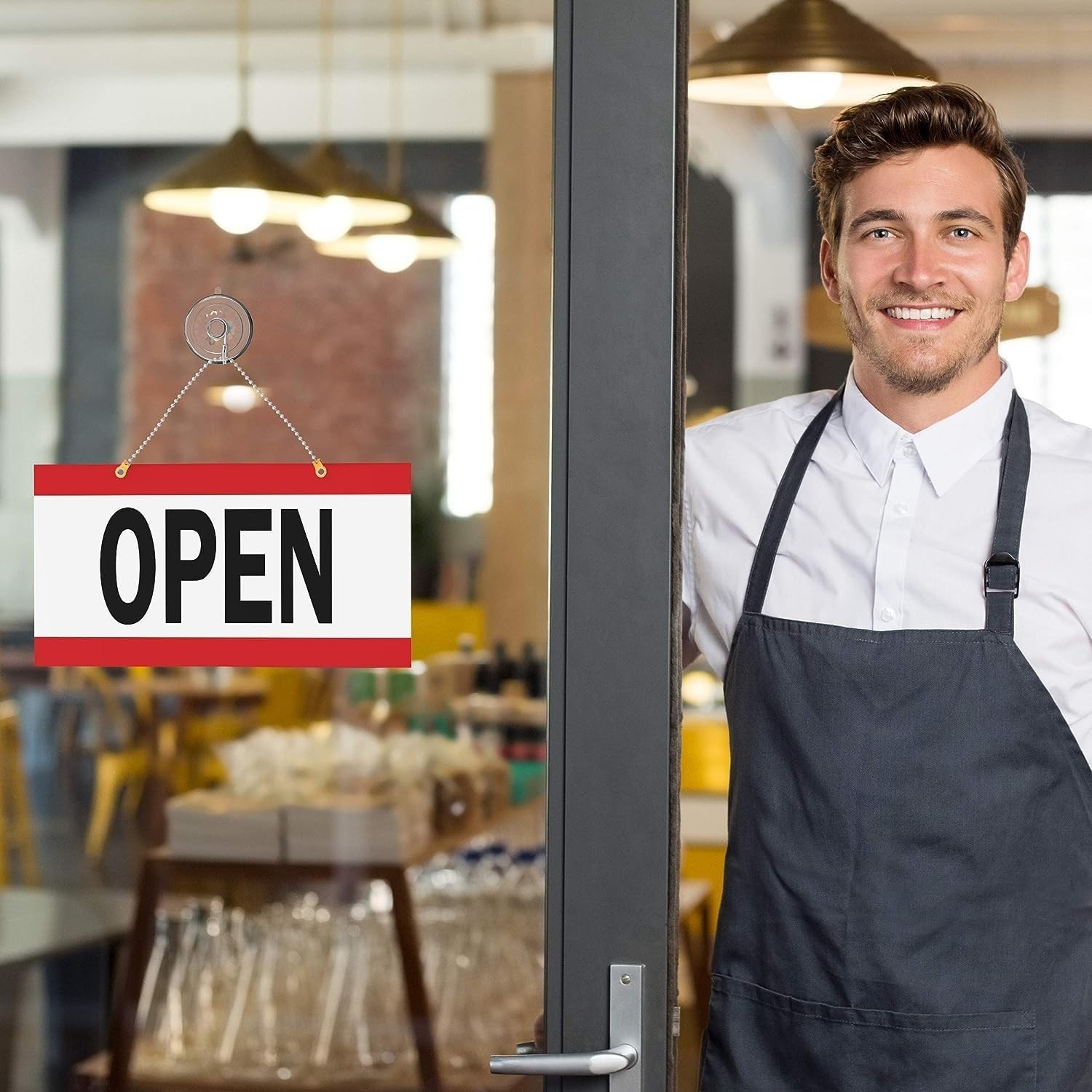 Open Closed Sign with Adhesive Pads – Transform Your Business Visibility