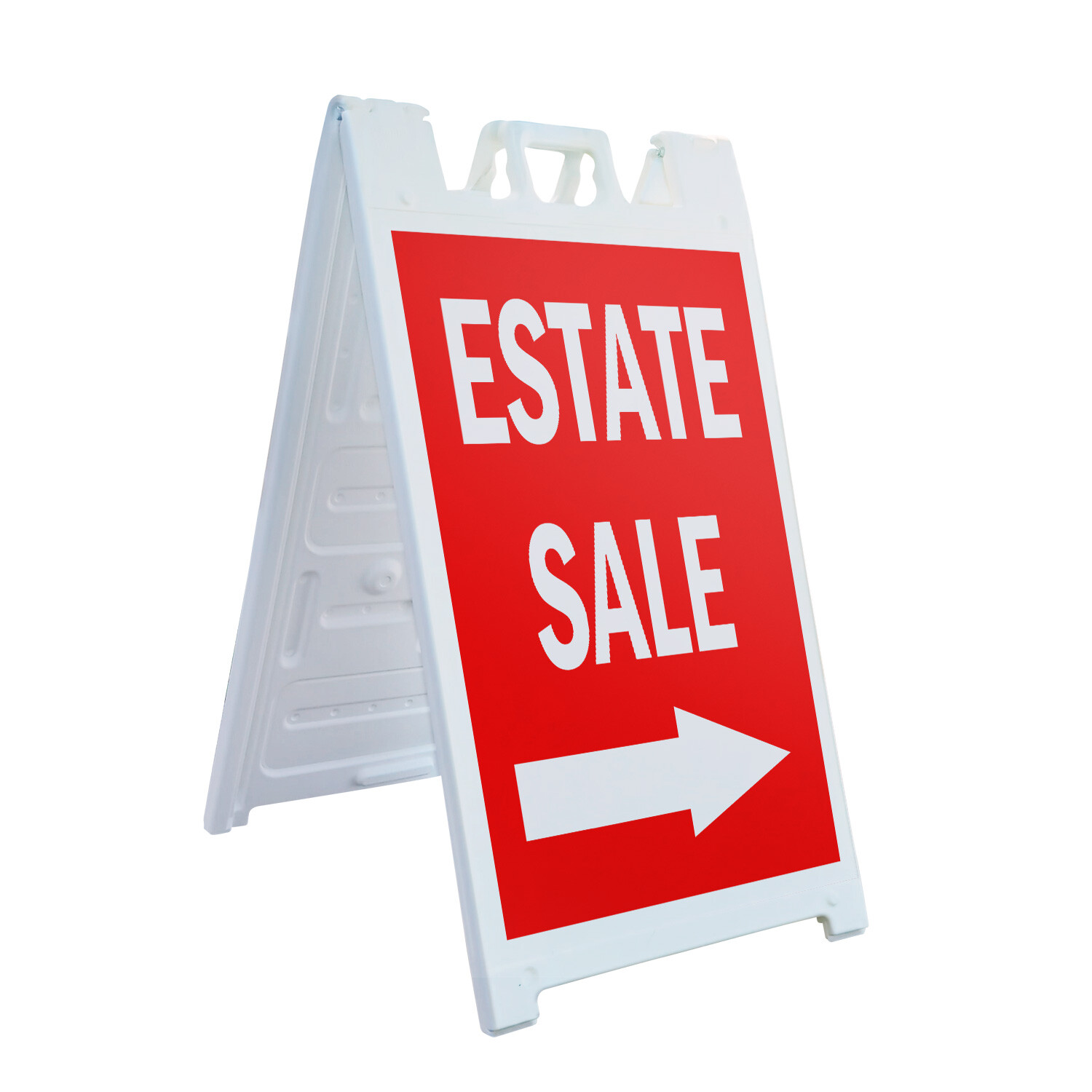 A-frame Sidewalk Estate Sale With Arrow 24″ x 36″ Double Sided A-Frame Sidewalk