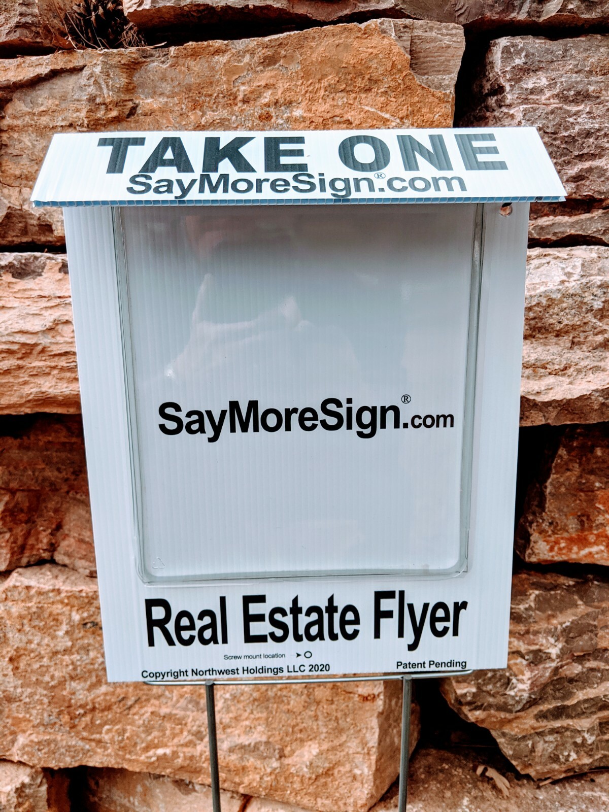 Real Estate Brochure Box, Flyer Holder, Brochure Box