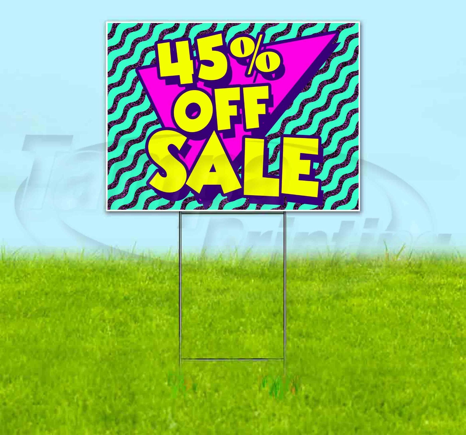 45% OFF SALE 18×24 Yard Sign Corrugated Plastic Bandit Lawn Business USA