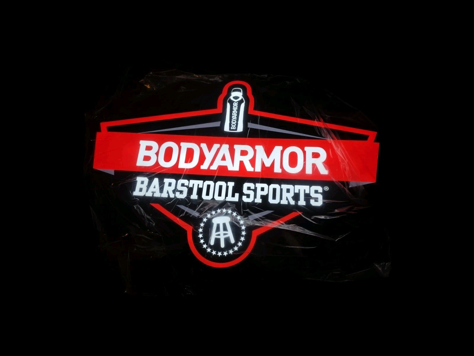 BODY ARMOR Barstool Sports Sign LED Dave Portnoy rare new NIB 24X16 BAR LIGHT