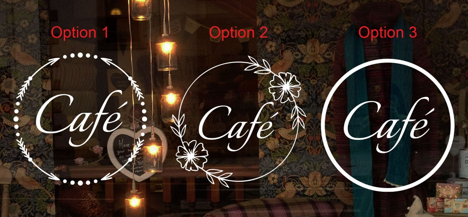 Cafe Coffee Shop Window Wall Vinyl Decal Sticker Sign Restaurant Pubs Bar