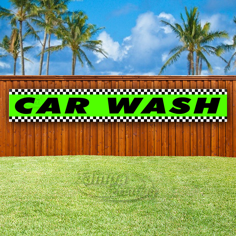 CAR WASH Advertising Vinyl Banner Flag Sign LARGE HUGE XXL SIZES
