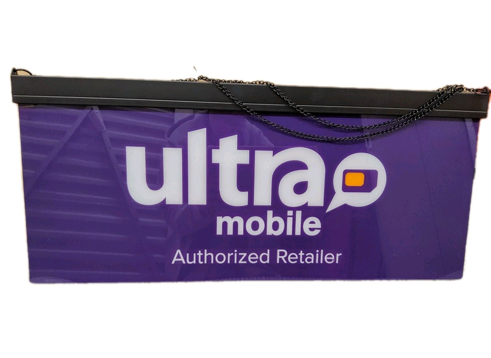 Ultra-Mobile phone Light Up LED Neon Hanging Window Store Sign Display Bright