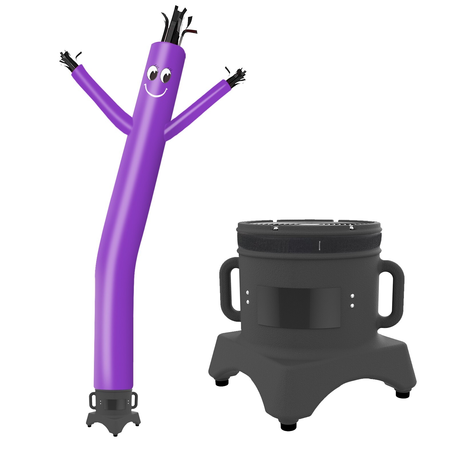 MOUNTO 10ft Purple Sky Puppet Inflatable Dancer with 1/2hp Blower Complete Set