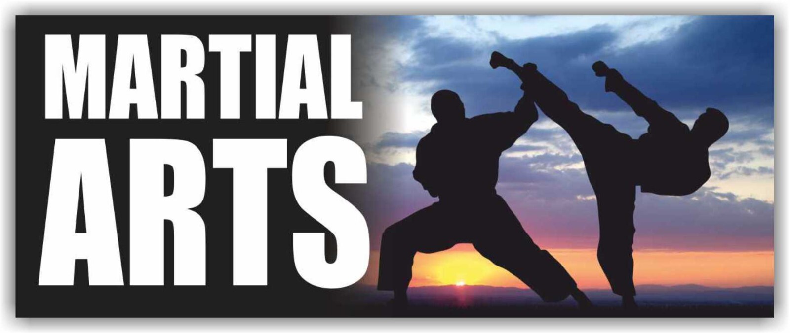 MARTIAL ARTS Advertising Banner Vinyl Mesh Sign Karate Sambo Workout JIU-JITSU