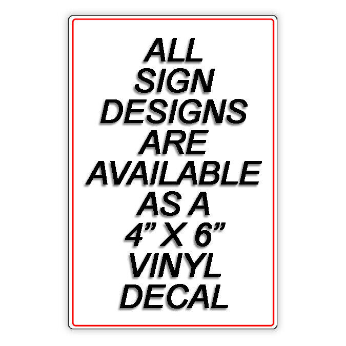 No Dumping Violators Will Be Prosecuted $500 Fine Metal Sign warning SND002