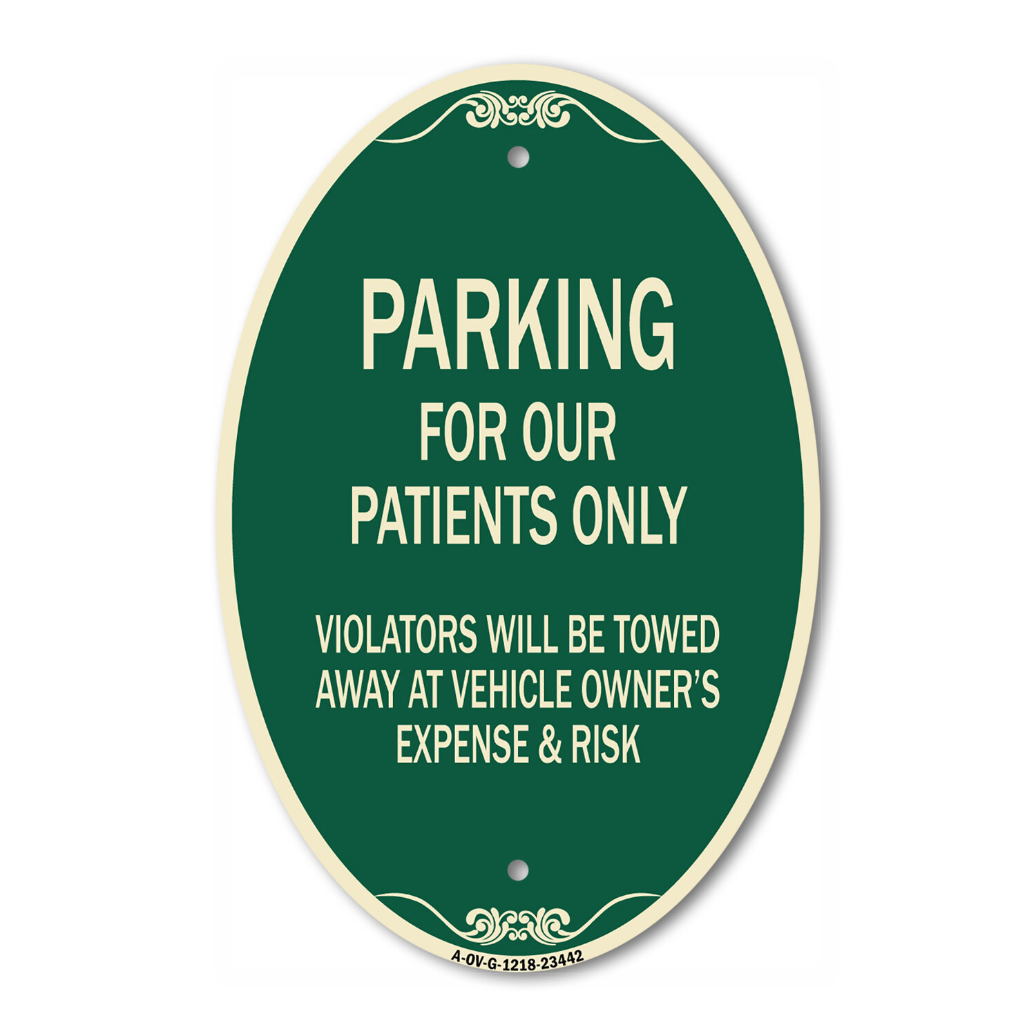 Parking for Our Patients Only – Violators Will Be Towed Away at Vehicle Owner’s