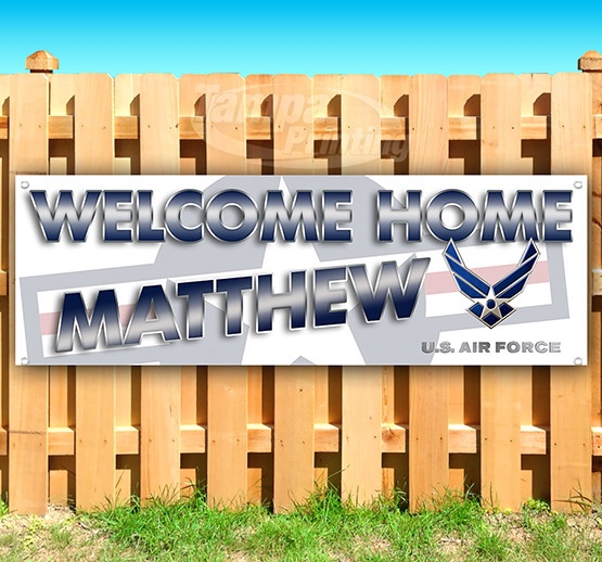 WELCOME HOME CUSTOMIZE NAME Advertising Vinyl Banner Flag Sign Many Sizes USA