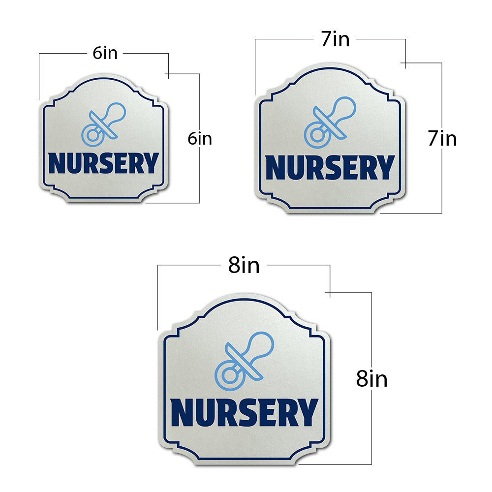 Heritage Plus Nursery Wall or Door Sign | Childcare Signage | Stylish Design