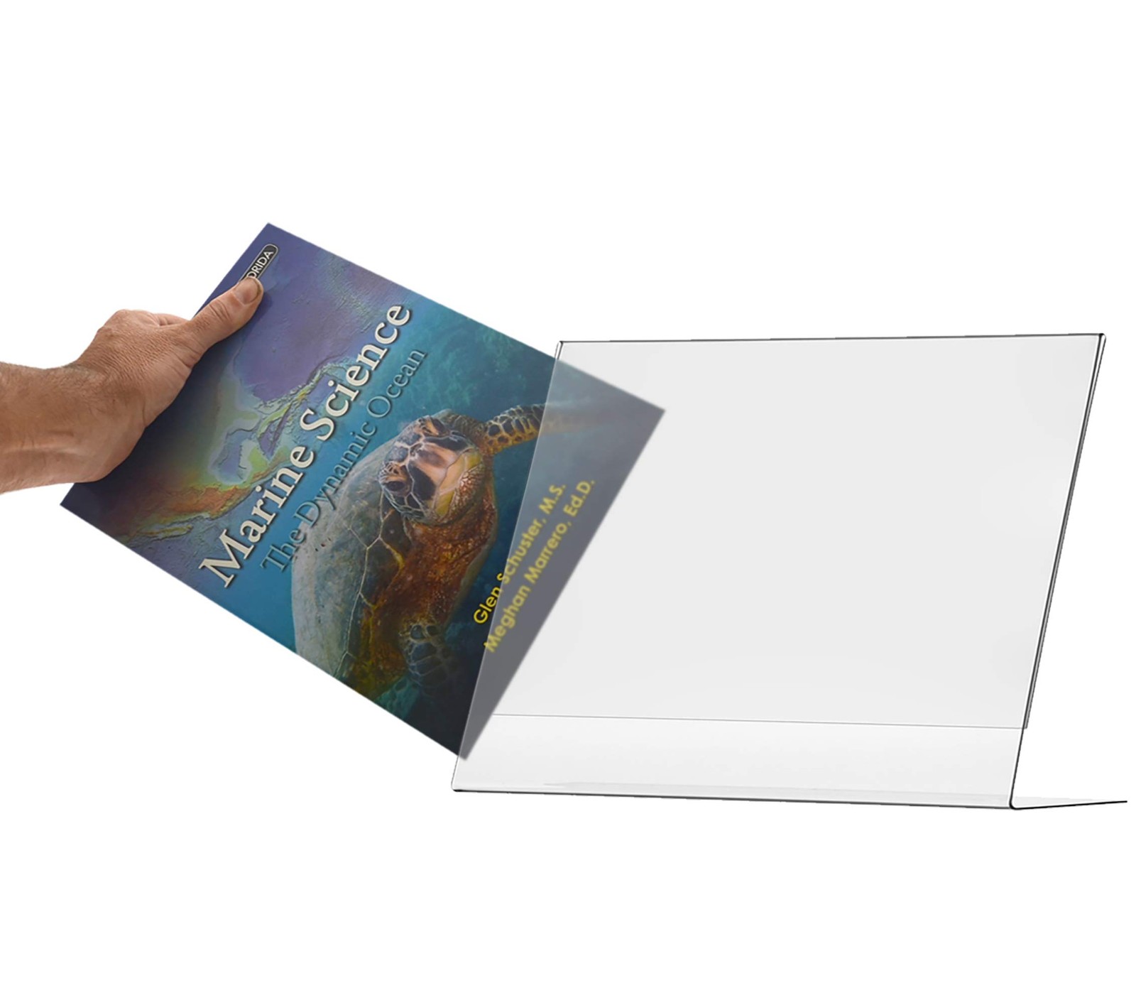 Marketing Holders Large Sign Holder Poster Display 14” x 14″w x 11″h, Clear