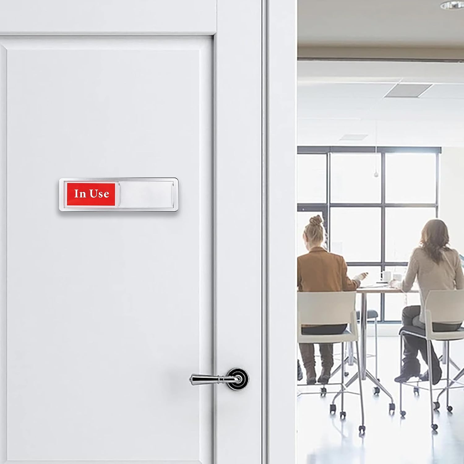 In Use or Available Door Sign for Home Office Restroom Conference Hospital | Sli