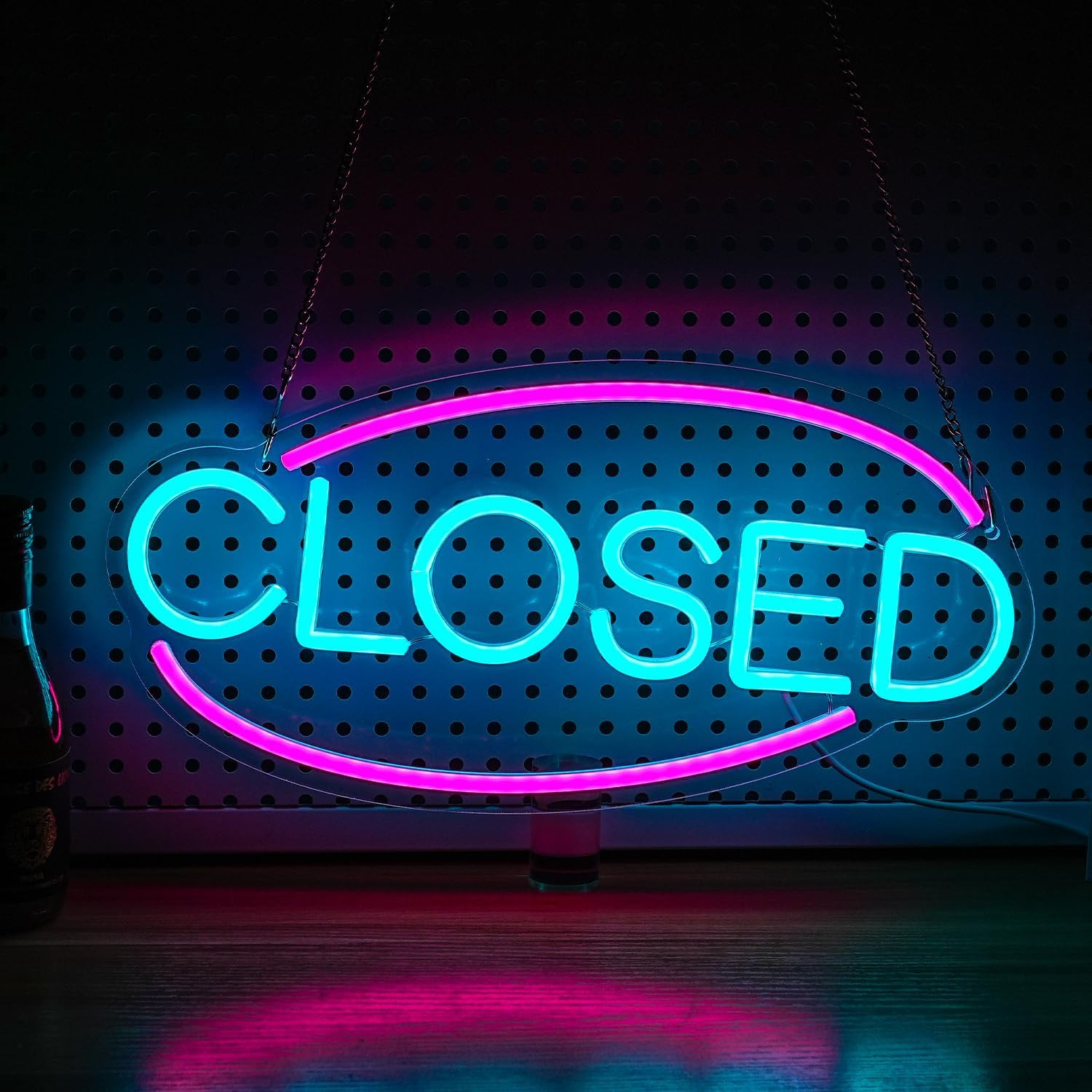 Bright LED Closed Sign for Business – High Visibility Neon Display