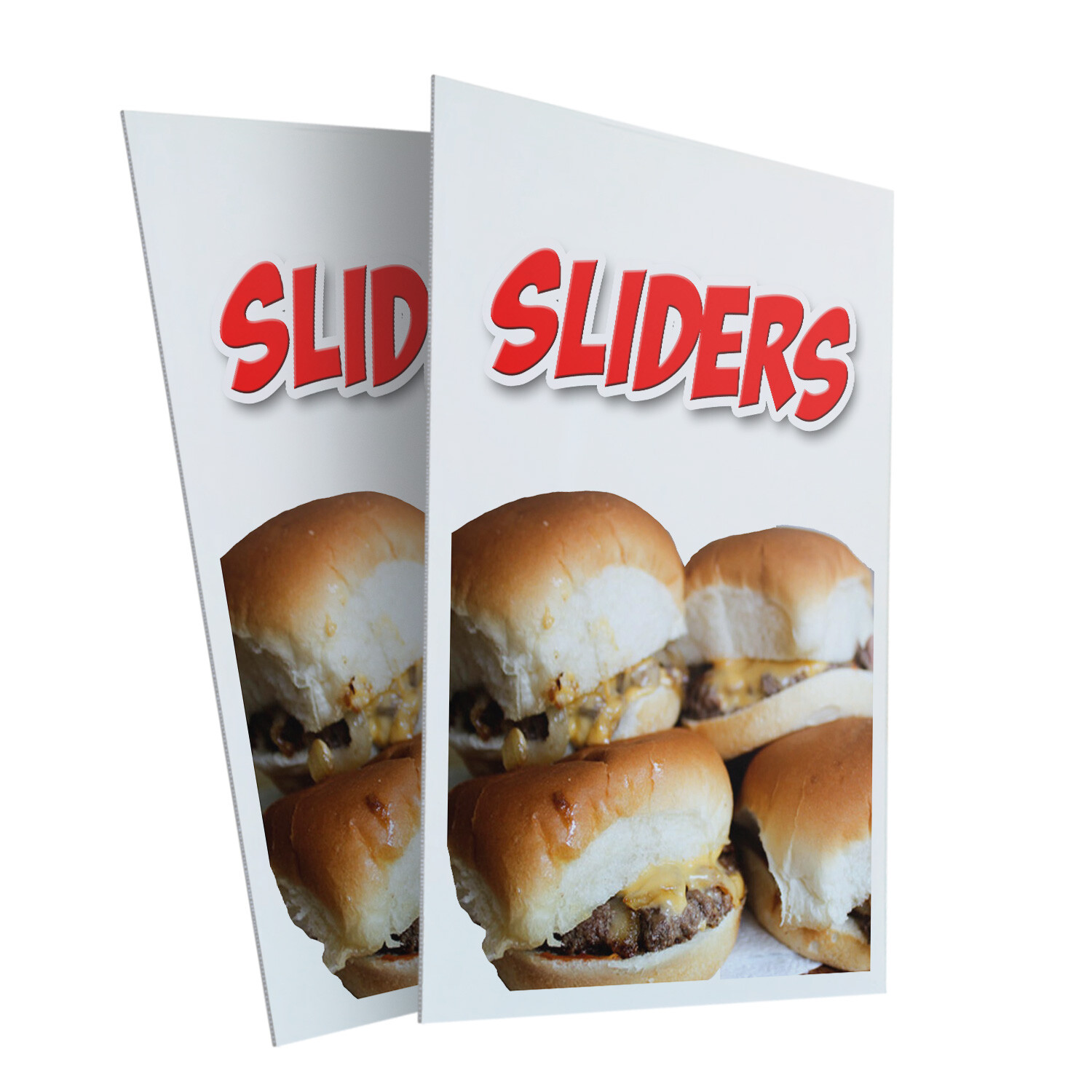 Sliders 24″ x 36″ 2 Pack Of Store Sign Plastic Or Decal