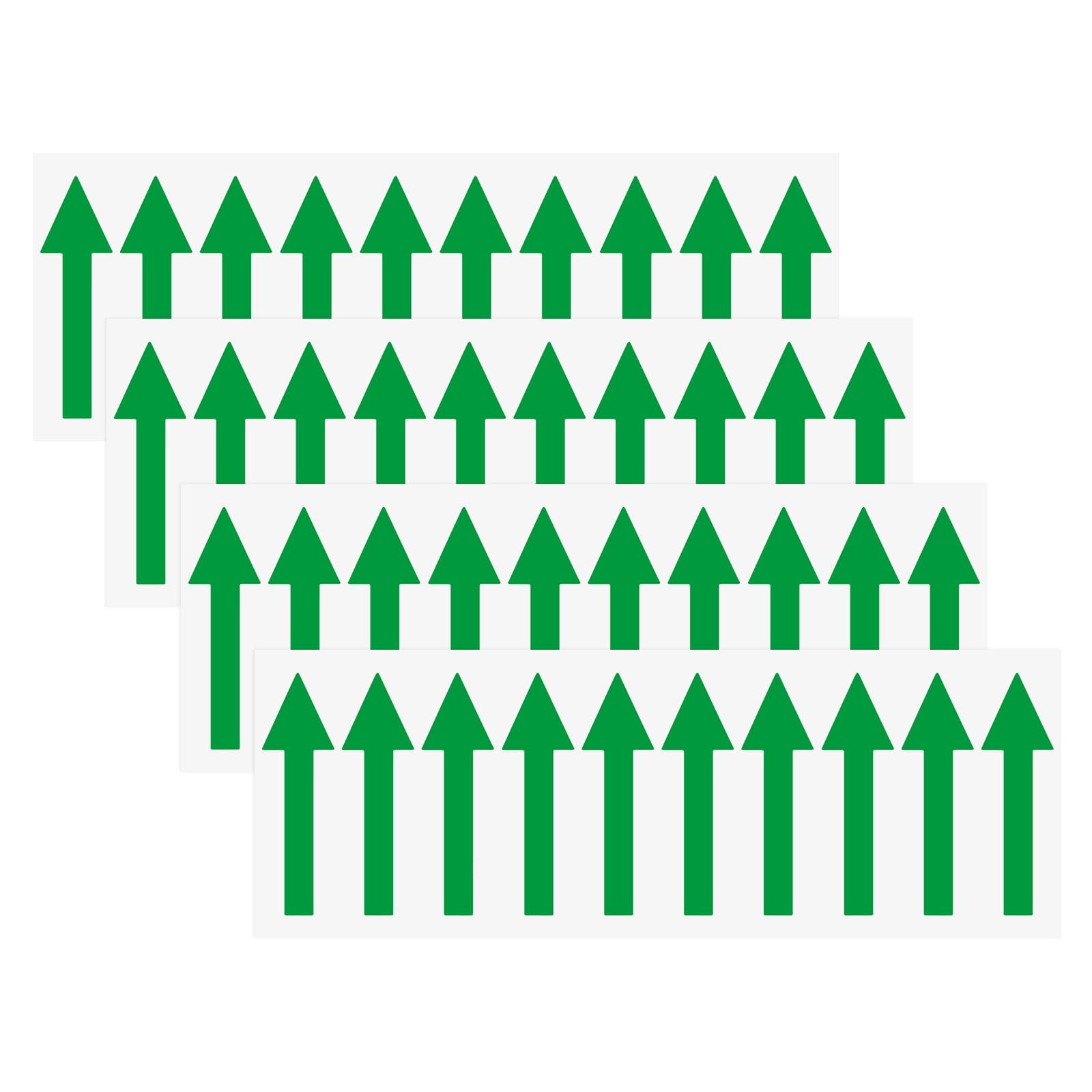 4-Pack Arrow Sticker, 2 x 1 Inch/ 50 x 15 mm PVC Waterproof Self-Adhesive Dir…