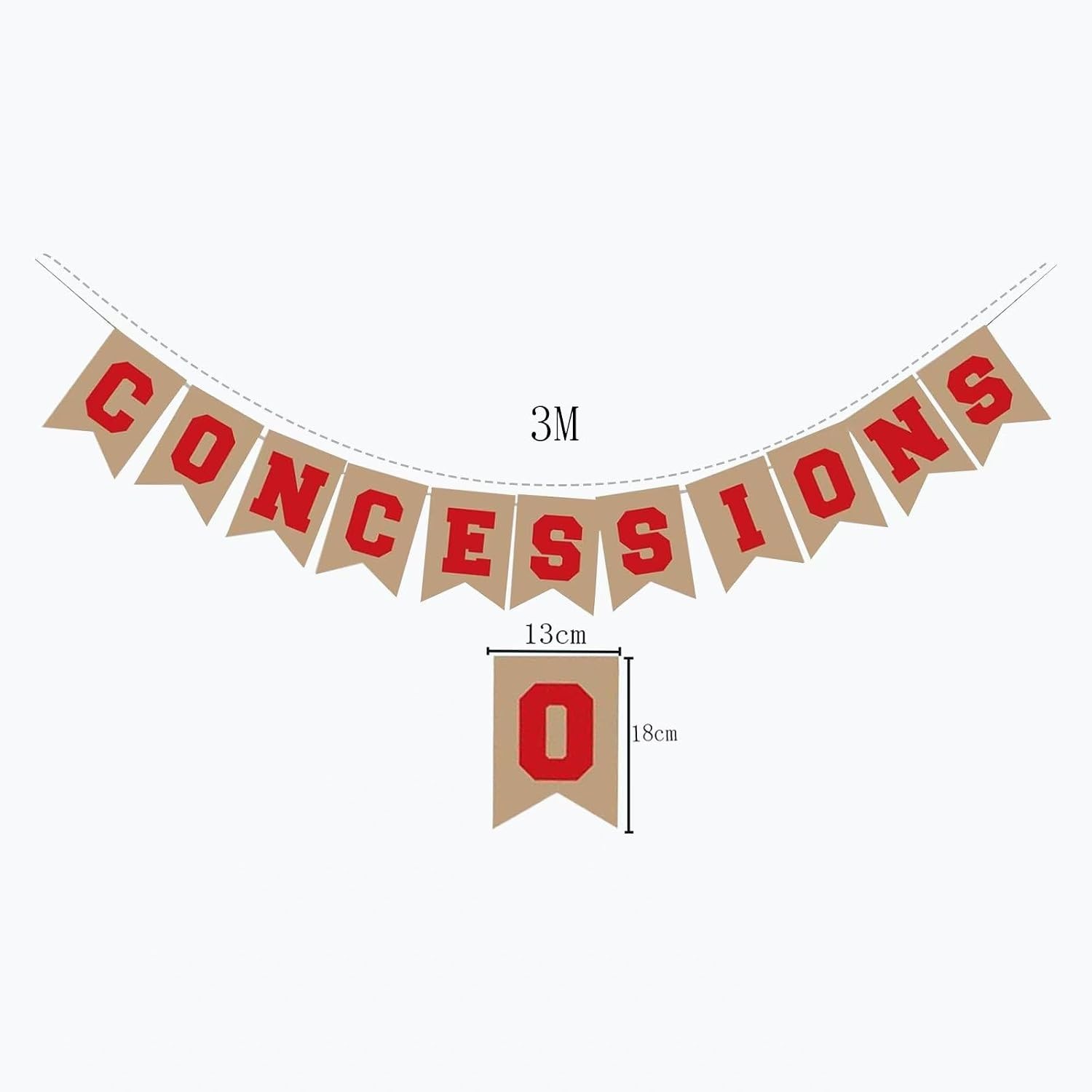 Baseball Party Banner Concession Stand Sign Sports Party Decorations