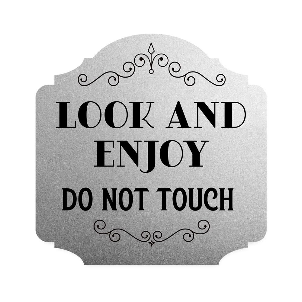 Heritage Plus Look Enjoy Do Not Touch Wall Door Sign Home Office Decor Small