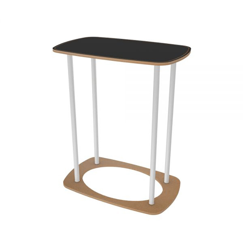 Rectangle Counter Fabric Display Stand Printed Graphics Popup Exhibition Stand