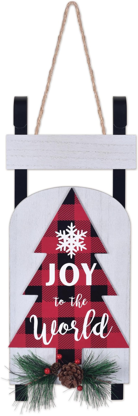 Sunset Vista Designs Outdoor Sled Wall Décor, 19″, Joy to The World