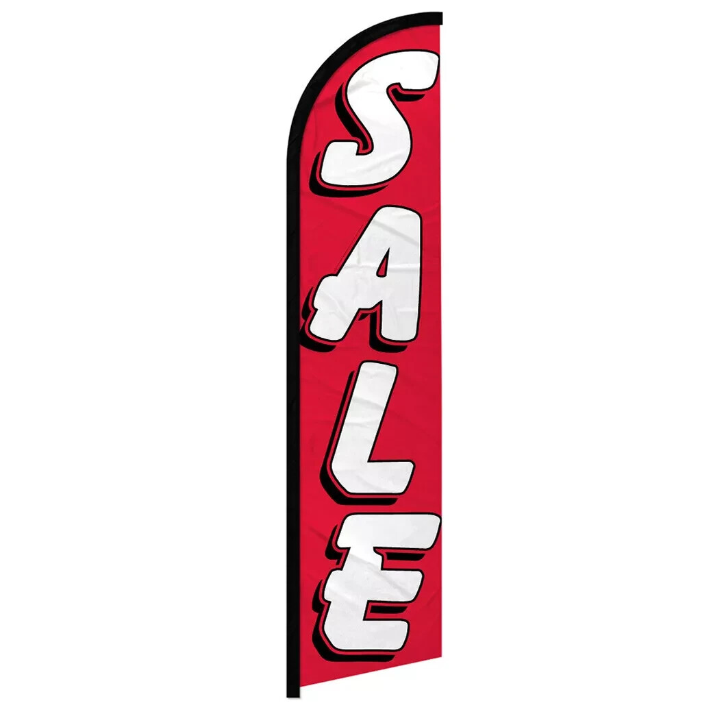For Sale Here Huge Sale Variations Windless Full Sleeve Advertising Banner Flags