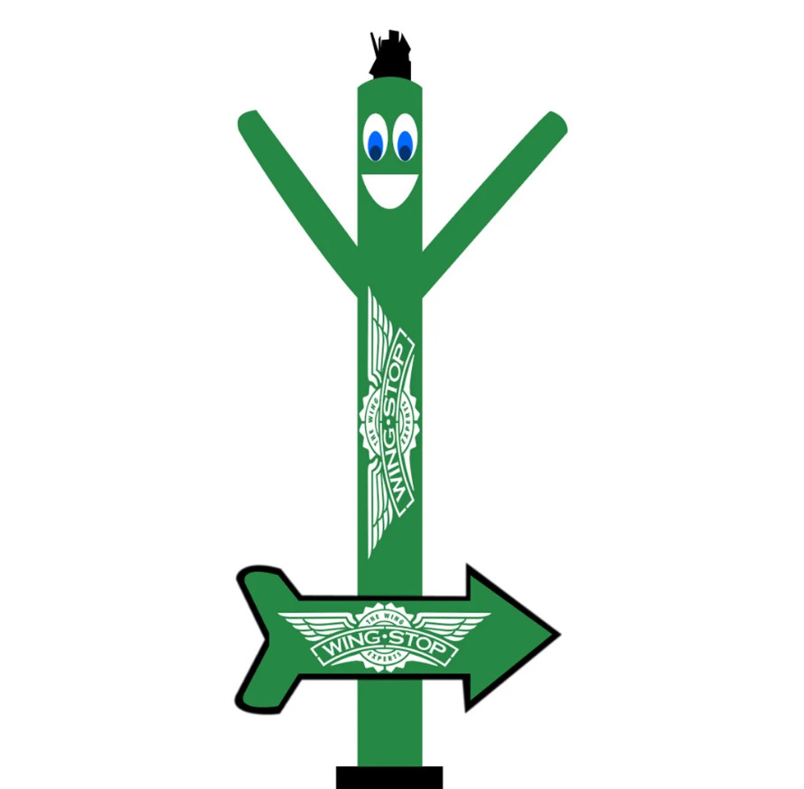 20ft Wingstop Air Inflatable Dancer with Arrow