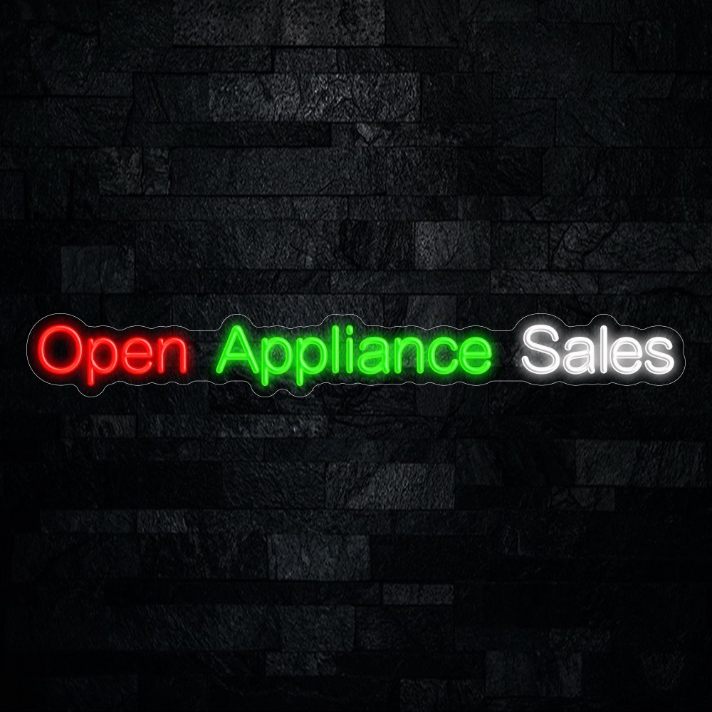 Appliance Sale Open LED Neon Sign 39″L x 5″H #25094