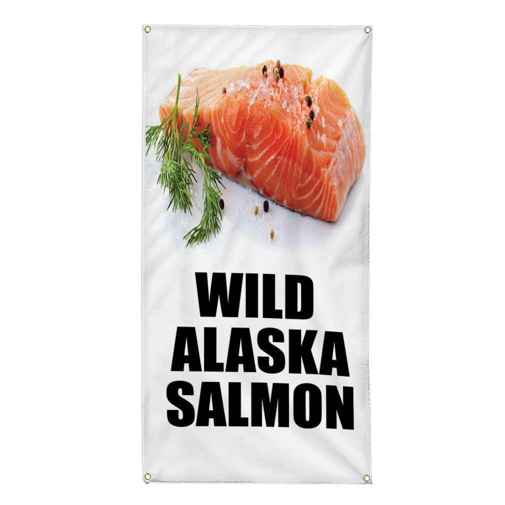 Vertical Vinyl Banner Multiple Sizes Outdoor Weatherproof Industrial Yard Signs