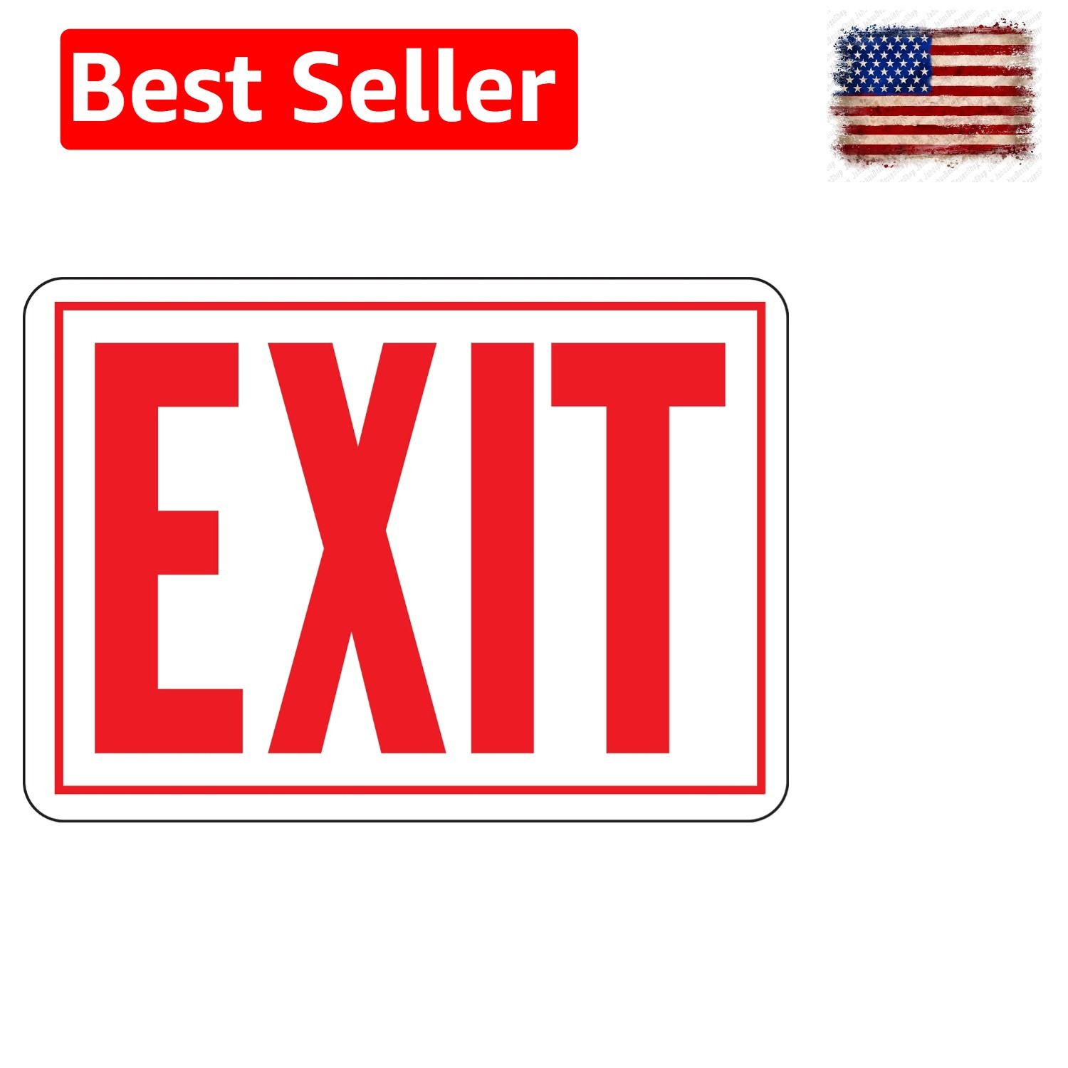 Aluminum Signs, 14” x 9.5”, Durable Long-Lasting Contrasting Metal Signs for …
