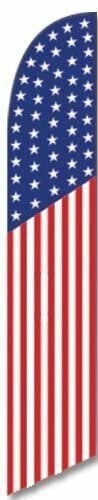 USA American Swooper Feather Banner Flag Sign