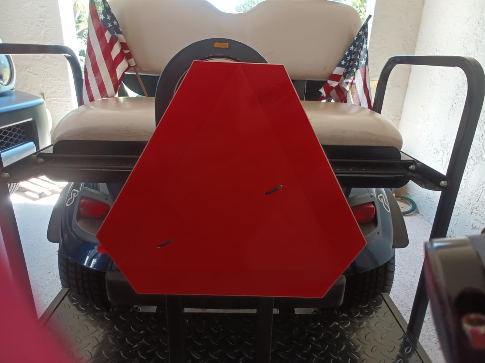 Reflective Slow Moving Vehicle Triangle Signs 2 Pack Safety Decals Outdoor USNew