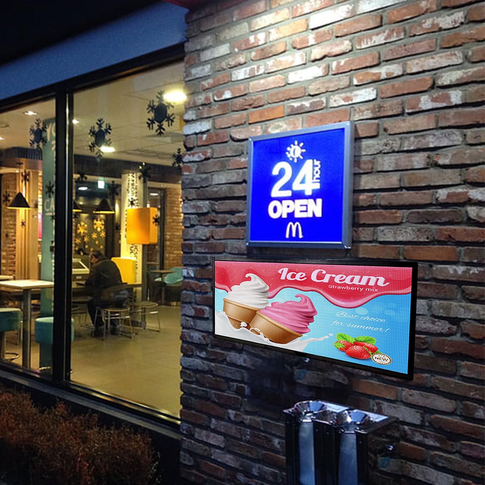 Led Signs Scrolling Programmable, Digital Display Screen Outdoor Waterproof