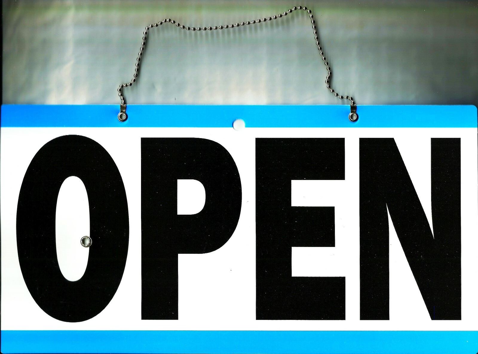 OPEN & CLOSED hAnGiNg SIGN and Adjustable CLOCK Will Return Door or Window store