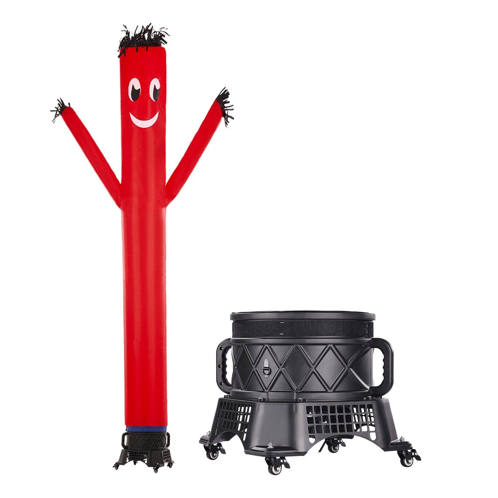 20ft Bright Red Air Dancer 1HP High-Speed Blower For Advertising