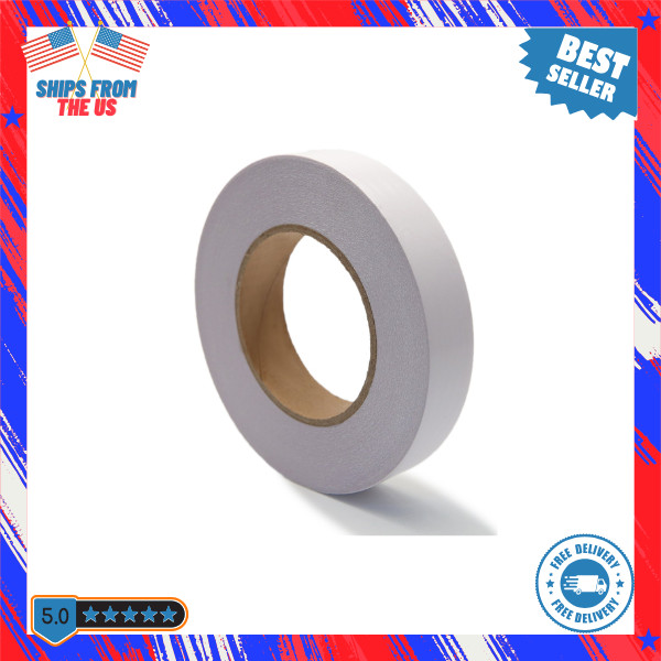1pc 1in. Heavy Duty Banner Hem Double Sided Permanent Tape Off White Translucent