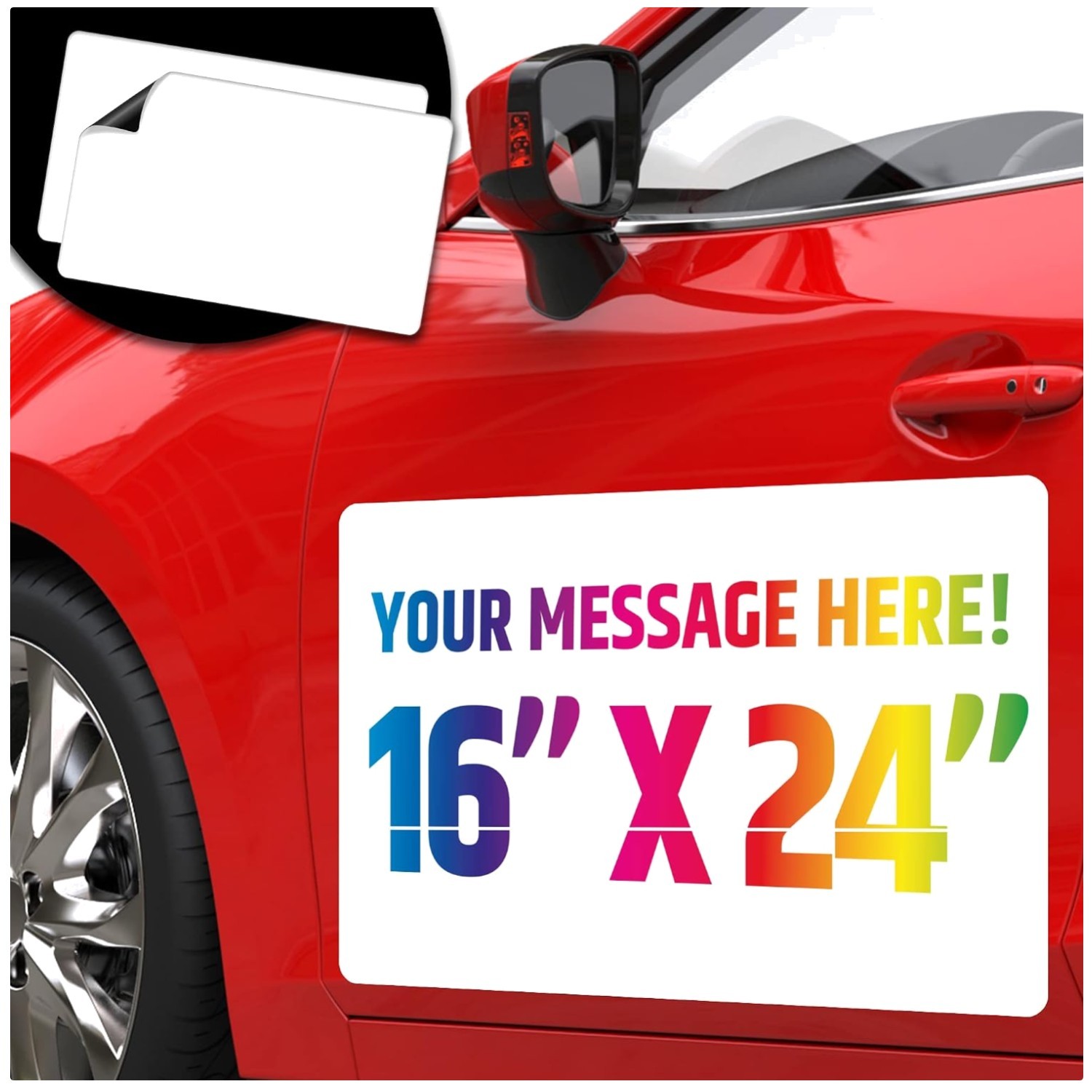 Blank Magnetic Car Signs – Customize Your Business