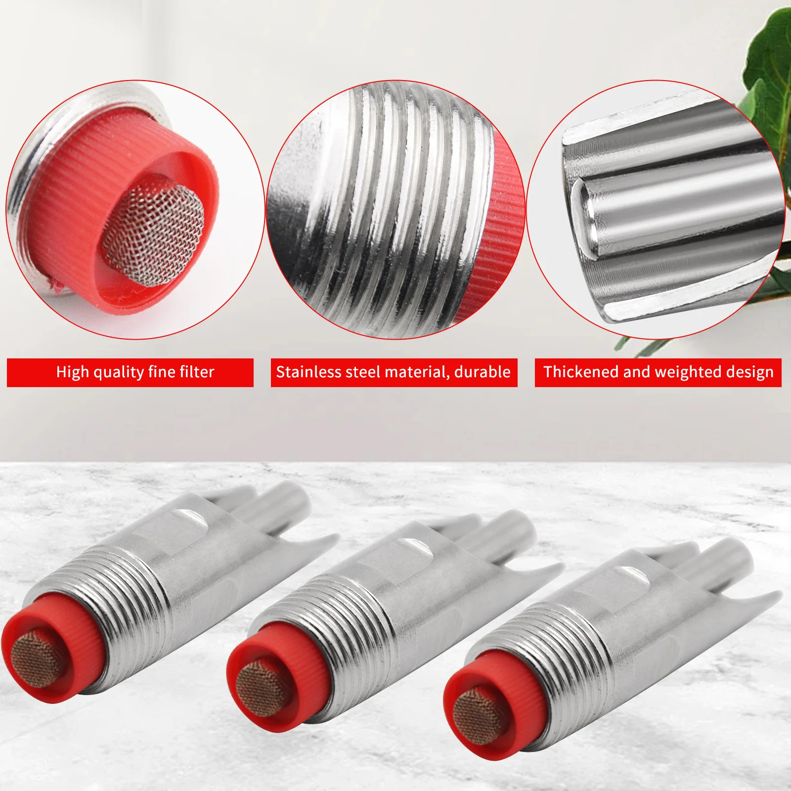 5/10/20 Pcs Stainless Steel Pig Automatic Nipple Drinking Animals Piglet Drinkin
