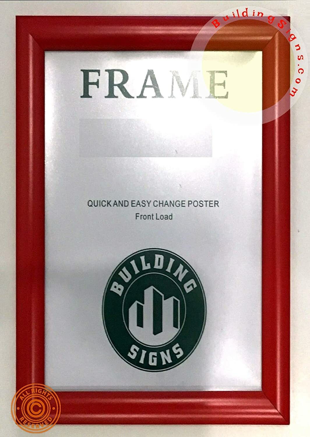 Front Load Snap Poster Frame 8.5×14 /Picture Frame 8.5×14.-REF24-1027