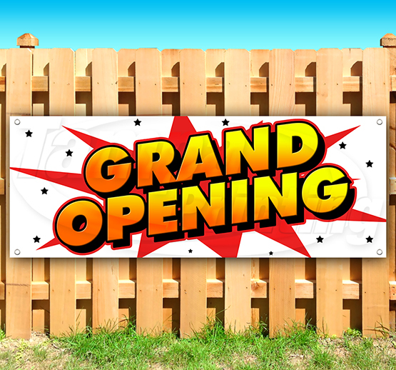 GRAND OPENING Advertising Vinyl Banner Sign LARGE SIZES! BUSINESS SIGNS USA