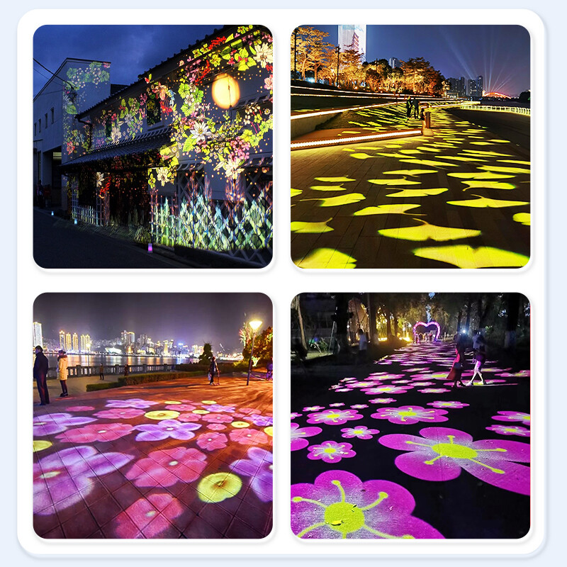 15W-600W Custom Dynamic Effect Projection Lights Waterproof LED Gobo Projector